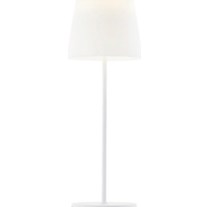 Brilliant Solar-Außentischleuchte Cappo mit USB-Anschluss 2,5W weiß Tischlampe 35cm
