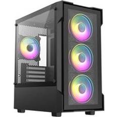 CiT Computer Cases CiT Tornado Black MicroATX PC Gaming Case