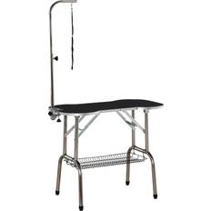 Pawhut Dogs - Fur & Dental Care Products Pets Pawhut Pet Foldable Grooming Table with Adjustable Arm