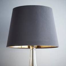 K LIVING Velvet Empire for Ceiling and Table Lamp 10 Inch Grey Shade