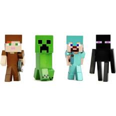 Minecraft Toy Figures Minecraft 2.5 Inches Diecast Figure Pack of 4