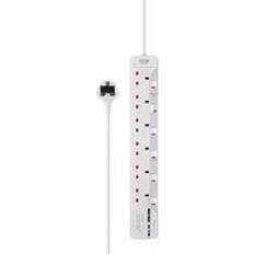 Logik L6W4MUC23 Surge Protected 6-Socket Extension Lead 4 m