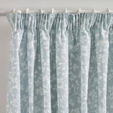 Curtains & Accessories Catherine Lansfield Brooke Floral Lined Pencil Pleat Curtains 167.64cm Width x 137cm Drop