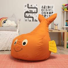 Black Beanbags Kid's Room Viv + Rae Fish Bean Bag Lounger Large Medium