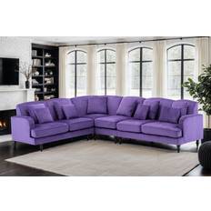 Modular Corner 2C3/3C2 Purple 86cm H X 288cm W X 224cm D