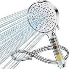 Cobbe High Pressure Hard Water Filter Shower Head and Hose