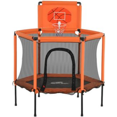 Qaba 48 Inch Toddler Trampoline with Safety Enclosure Net
