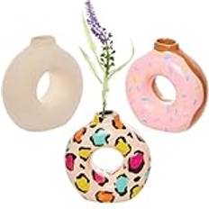 FX702 Donut-vaser i Keramik 3-pack