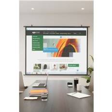 100 Inch 3D 4K HD Indoor 4:3 Portable Projector Screen