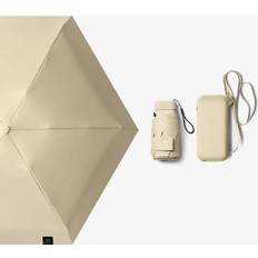 INF Sun&Rain 5-Faldigt Pocket Paraply - Gul