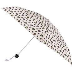 Totes ECO-BRELLA Compact Round Bright Animal Umbrella - White/Multi