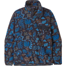 Patagonia Men Clothing on sale Patagonia LW Synch Snap-T Pullover Fleece Sweater - Blue