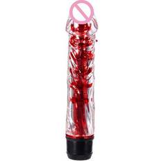 Crystal Silicone Jelly Vibrator Dildo Sex Toy 7 Inch Vibrator Massager