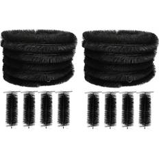 Selections Black Gutter Brush Leaf Guard 40 Metres 8 Drain Guard Plugs