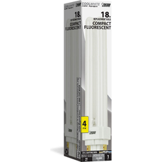 Fluorescent Lamps Feit Electric PL 18W Cool White G24Q-2 Base Double Twin Tube CFL PLD18E/41