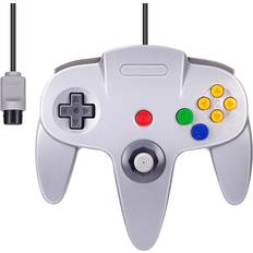 Game Controllers Aihontai Grey N64 Classic Controller 64-Bit Wired Remote Control
