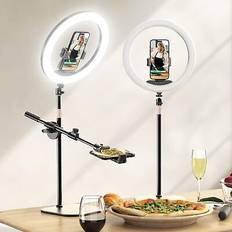 UBeesize 12 Tums LED-Ringljus Med Stativ Mobiltelefon