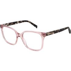 Glasögon & Läsglasögon Karen Millen KM1073 216 55 Rosa Glasögon Endast Båge Kvinna