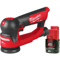 Milwaukee excentersliber Milwaukee Sampak M12 Excentersliber FSDR75-0B Batteri B2