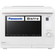 Panasonic Countertop Microwave Ovens Panasonic Microwave Oven Steam Bistro 30L 2 Tier High Definition 64 Eyes Speed Sensor NE-BS9A-W White