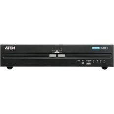 Aten 2-Port USB DisplayPort Dual Display Secure KVM Switch Black CS1142DP-AT