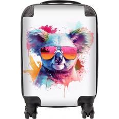 Suitcases on sale Warren Reed Small Colourful Splashart Koala in Glasses Suitcase