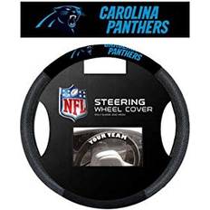 Steering Wheel Cover on sale Fremont Die NFL Carolina Panthers Poly-Suede Steering Wheel Cover