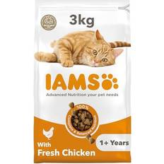 IAMS Cats Pets IAMS Complete Dry Cat Food for Adult 1+ Cats with Chicken 3 kg