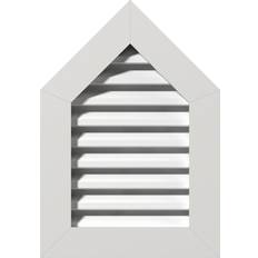 Gutter Ekena Millwork 16 W x 16 H Peaked Top Gable Vent