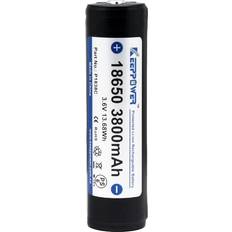 Keeppower 18650 3,6 volt litiumjonbatteri 3800 mAh med skyddskrets
