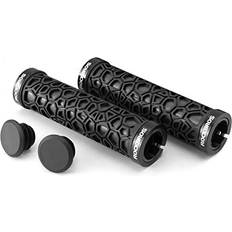 Rockbros Bicycle Handlebar Grips Aluminum Alloy Double Lock-on 5 Colors