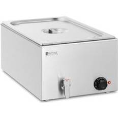 Bain Marie Food Warmer 640W Perforated Pan GN 1/1 With Lid 30-80°C 20L
