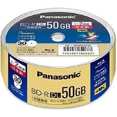 Optical Storage Panasonic LM-BRS50P30 D50GB 30pcs Blu-ray Write-Once Type Spindle