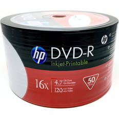 Optical Storage HP 100 16X DVD-R 4.7GB White Inkjet Hub Printable
