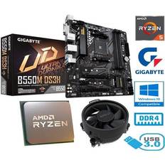 Gigabyte AMD Ryzen 5 5600X Bundle 6 Core B550M-DS3H Motherboard