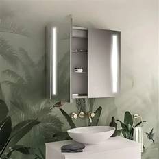 Bathroom Furniture Eastbrook Castellano 600 x 700mm LED Mirror Cabinet 2 Door