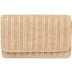 Natural Clutches Paradox London Dominga Raffia Clutch Bag - Natural