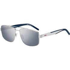 Solglasögon HUGO Double-Bridge Sunglasses In Metal - Blue Accents