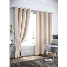 Curtains & Accessories Luxury Living Velvet Ring Top Blackout Curtains 229cm width x 183cm Drop