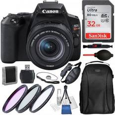 Canon DSLR Cameras Canon EOS Rebel SL3 DSLR Camera with 18-55mm Lens Black 3453C002