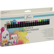 Art markers Nassau Fine Art Glas Porcelænstuscher 24 Stk