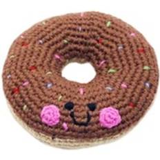 Animals Rattles Pebble Friendly Doughnut Rattle Chocolate 1 Pack