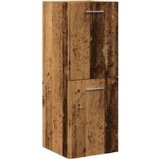 Bathroom Furniture Berkfield Home Bathroom Hanging Cabinet Old Wood 30 x 30 x 80 cm