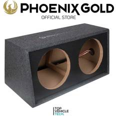 Boat & Car Speakers Phoenix Gold Twin 12 Inch Ported Bass Box ZB212P High Power Enclosure