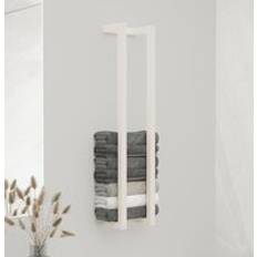 Wood Towel Rails Berkfield Home Towel Rack White 23 x 18 x 110 cm Solid Wood Pine