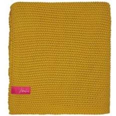 Yellow Blankets Joules Moss Stitch Throw One Size Blankets Yellow