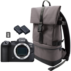 Canon Systeemcamera's Canon EOS R6 Mark II Spiegellose Kamera Schwarz Rucksack SD-Karte Ersatzakku