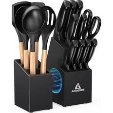 Knife Set with Kitchen Utensils Set 18-Piece