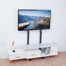 Floor Standing TV Mount Bracket Height Adjustable for 32-65 inch TV
