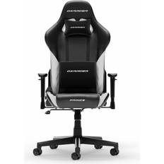 DxRacer Prince L Svart Vit PVC Läder